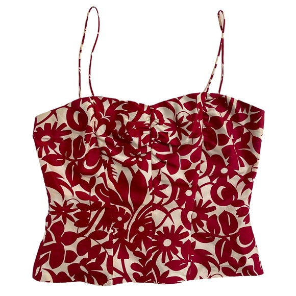 Laundry By Shelli Segal Tops - Vintage 90s Cropped Silk Cami
